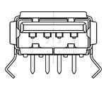 292303-6 USB连接器 292303-6 USB连接器