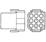 1-480673-0 管脚和插座连接器 1-480673-0 管脚和插座连接器