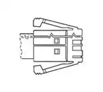 1-1761184-1 模块式连接器/以太网连接器 1-1761184-1 模块式连接器/以太网连接器