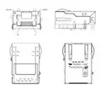 JXD1-1001NL 模块式连接器/以太网连接器 JXD1-1001NL 模块式连接器/以太网连接器