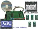 EA EVALeDIP160B 显示开发工具