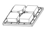 FP16310_HB-2X2MXS-M LED照明光学器件 FP16310_HB-2X2MXS-M LED照明光学器件
