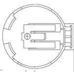 122-3124-GR 电池座、卡扣和接头