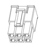 10142707-06LF 电源连接器 10142707-06LF 电源连接器