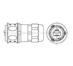 RJF5446 模块式连接器/以太网连接器 RJF5446 模块式连接器/以太网连接器