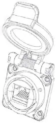 RJF21NSCC 模块式连接器/以太网连接器 RJF21NSCC 模块式连接器/以太网连接器