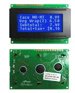 NHD-0416BZ-NSW-BBW 显示器 NHD-0416BZ-NSW-BBW 显示器