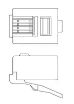 MP64RX-5000 模块式连接器/以太网连接器 MP64RX-5000 模块式连接器/以太网连接器